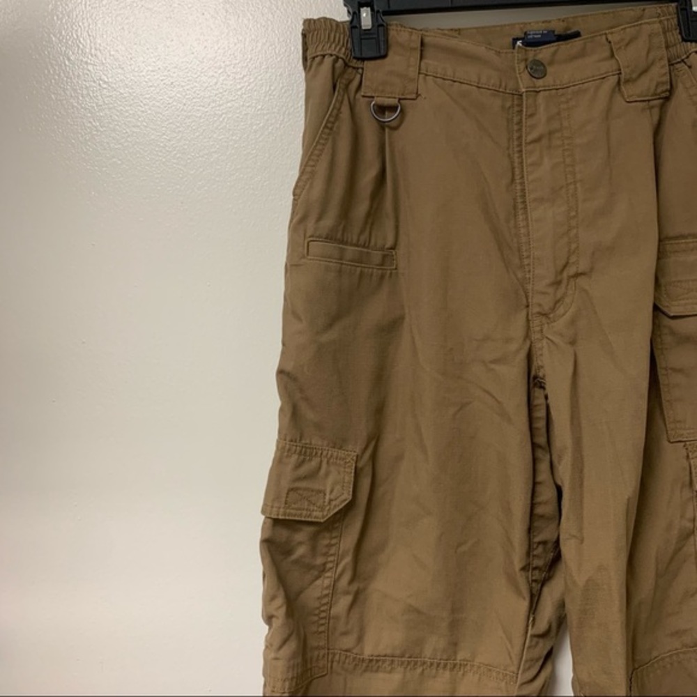 5.11 Tactical Cargo Workwear Pants Brown Size 30x32 - Picture 4 of 8